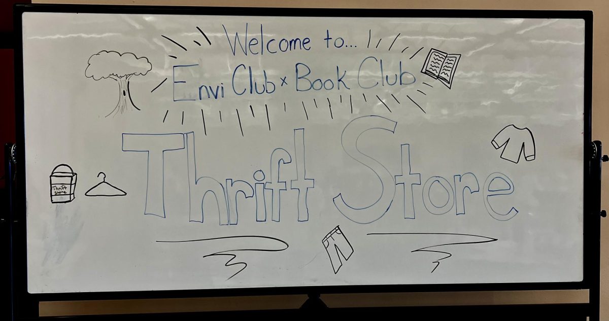 Environmental Club X Book Club Thrift Store 