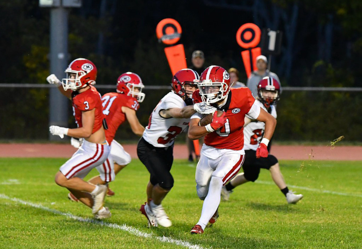 Masco's Arbri Halilaj breaking loose