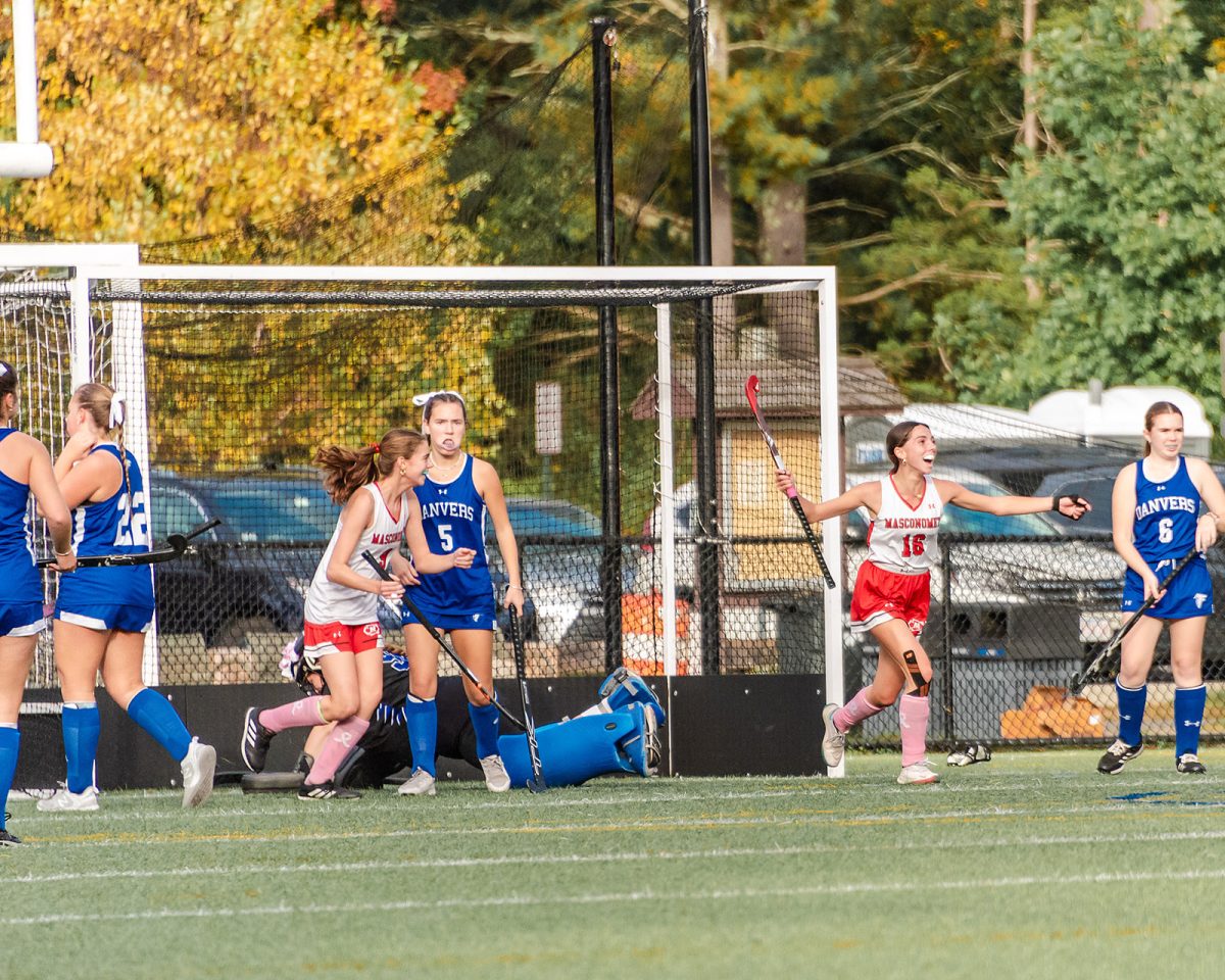 Captain Mia Juliano after scoring a goal