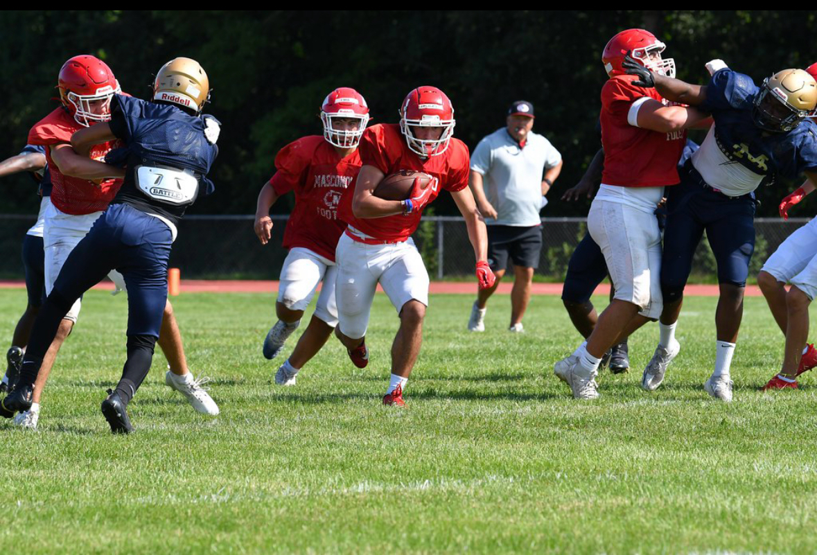 Arbri Halilaj carrying the ball