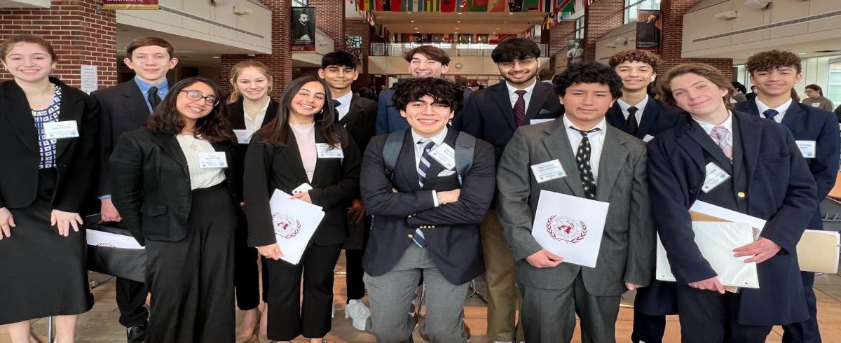 Masco Model UN students at the BC High MUN last year.