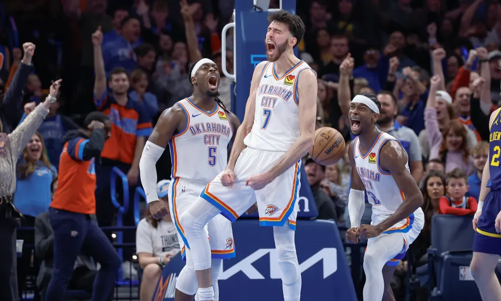 THUNDER STRIKES THE NUGGETS - ONTO THE WESTERN COFERENCE FINALS