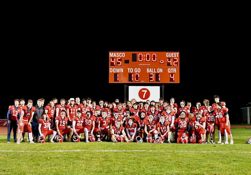 Masco team picture as NEC champs