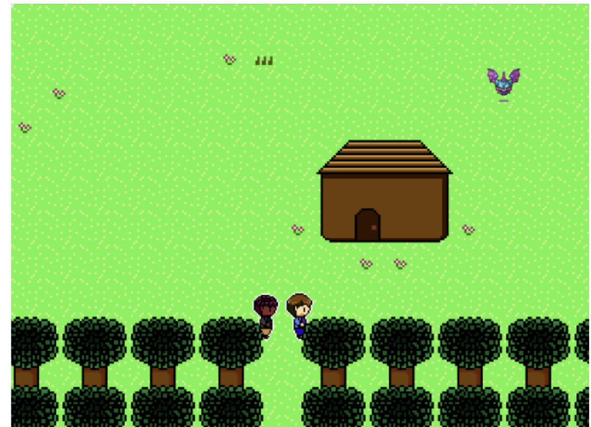 A screenshot from Russo’s game, Amore.
